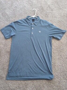 Men's Dunning Golf Short Sleeve Slate Blue Polo
